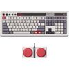 8BitDo Retro 108 Mechanical Keyboard with 108 Keys and Integrated Numpad, Bluetooth/2.4G/USB-C Hot Swappable Wireless Gaming Keyboard for Windows and Android - N Edition - QWERTY ANSI US Layout