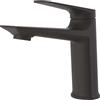 ONDÉE - Miscelatore Lavabo ARIANE - Dimensione S - Silhouette Purè - Controller Ergonomico in Metallo - Cartuccia in Ceramica Ø30 mm - Flusso 5L/min - Nero - Design Moderno - Finitura Nero