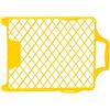 HARDY WORKING TOOLS Kunststoff Abstreifgitter, 10 Stück Farbgitter, Malergitter Länge 40cm, Breite 26cm, Farbabstreifgitter, Abrollgitter für Renovierung, gelb, A0145-223327