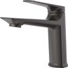 ONDÉE - Miscelatore Lavabo ARIANE - Dimensione S - Silhouette Purè - Controller Ergonomico in Metallo - Cartuccia Ceramica Ø30 mm - Flusso 5 L/min - Grigio - Design Moderno - Finitura Titanio