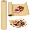 Uryxery Rotolo di carta da macellaio per affumicare carne, carta kraft non cerata non rivestita per affumicatori e grill, 30 cm x 20 m, carta da regalo per barbecue e costolette di petto