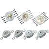 Vrabocry 10 chip LED ad alta potenza RGB RGBWW RGBWW RGBWY RGBWYV 3 W 9 W 12 W 15 W 18 W LED lampada da palcoscenico luce colorata (12 pin 18 w Rgbwa+uv 6 in 1)