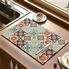 VPB Tappetino protettivo in morbida microfibra per scolapiatti da cucina, utensili da cucina, lavello da cucina, piano di lavoro, animali domestici, macchina del caffè (30 x 40 cm)