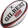 Gilbert Morgan Pass Developer - Pallone da rugby, misura 4, colore: Bianco/Navy/Rosso