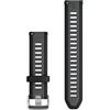 Garmin Cinturino Originale serie fēnix 5S, 6S, 7S o Instinct 2S, 20mm, Sgancio rapido, Silicone, Black