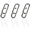 ANCLLO 100 clip di alimentazione rapide scattanti per pesca e pesca a mosca