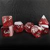 BESCON DICE Bescon Beer Dice Set, Novelty 7pcs BeerDice Polyhedral D&D DND Dice Set of 7pcs; Red Ale Set