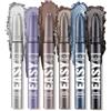 Beauty Searcher Set di 6 bastoncini per ombretti metallizzati e opachi e brillanti, colore crema, matita colorata, impermeabile, di lunga durata, illuminante per gli occhi (#D)