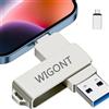 WIGONT Chiavetta USB per lphone Pendrive 64 GB è un Dispositivo di Archiviazione Progettato per Espandere la Capacità di Archiviazione di lphone, pad e Dispositivi Android.
