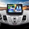 SIXWIN 2+64G Android 13 Autoradio per Ford Fiesta 2009-2017 con CarPlay/Android/Mirror Link, 9 TouchScreen Schermo Navigatore WiFi RDS FM USB Bluetooth+AHD Retrocamera
