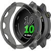 BoLuo Silicone Cover compatibile con Garmin Forerunner 55,Morbida TPU Protettivo Case Skins Copertura Resistente Custodia,Smart Watch Shell per Garmin Forerunner 55/158 Watch Accessories (Nero)