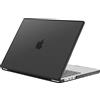 ProCase Custodia per MacBook Pro 16,2 M4 2024 [A3403 A3186] / MacBook Pro 16 M3 M2 M1 [A2991 A2780 A2485], Custodia Rigida Protettiva con Cornice Avvolgente in TPU e Cover Posteriore Satinata -Nero