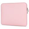 JOOEER 13 Pollici Impermeabile Custodia Laptop Sleeve in pelle PU per 13,3 Pollici MacBook Air/Pro Laptop Computer, Custodia Protettiva Sottile per Computer per Uomini Donne, Rosa