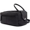 LEABAGS Grande Borsa da Toeletta in Pelle Premium per Uomo e Donna | Beauty Case, Porta Trucchi, Organizer da Viaggio | Spaziosa Trousse da Trucco | Borsa da Lavaggio | Nature Nero