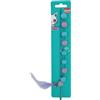 Aimé - Giocattolo Kawaii Canna da pesca gatto con pompon - Gioco gatto appartamento - Colorato, Cricciolo e divertente - Stimola il movimento e il rumore - con manico glitterato - Effetto Molla