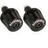ACCOSSATO Coppia di contrappesi Accossato neri per manubri con foro interno Ø da 12mm a 20mm per Yamaha Mt-03 dal 2006 al 2017 (CC 660)