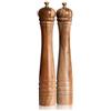 DeroTeno Macina Sale e Pepe, Macinino in regolabile Acciaio inossidabile e ceramica, Legno di acacia, Altezza 30 cm