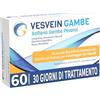 Vesvein Gambe, integratore di Diosmina, Esperidina e Bromelina, sollievo gambe pesanti, 60 compresse - 1 mese di trattamento