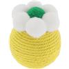 CAPASTEC Pallina Per Gatti Gialla 1Pc Per Gioco Interno E Pulizia Denti