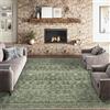 HUGEAR Vintage Tappeto 300x400cm Verde Antiscivolo Lavabile In Lavatrice Salotto Camera Da Pranzo Sedia Ufficio Tappeti Grandi Rug Esterno Pelo Corto Carpet