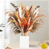 Yiomxhi 61 Pezzi Pampas Decorativi Naturale, Bouquet Fiori Secchi, Erba Essiccati Eucalipto Pianta per Rustico Boho Tavola Casa Matrimoni Decorazioni Autunnali