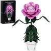 ZIQILIGHTING Set Costruzione Rosa con Volto Umano, Fiore Cantante Giocattolo da Collezione, Regalo per Appassionati di Letteratura Fantasy 14+ Anni e Adulti (220 Pezzi)