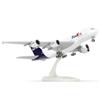 QIYUMOKE 1/240 A380 Modello Aereo per FedEx per Airbus A380 Modello Aeroplano con Supporto (30 cm-L) Kit Modello Pre-costruito per Adulti - Regali Creativi di Aviazione, Collezione da Tavolo