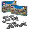 BRICK Flip Lego City Binari & Morbidi (60205 + 60238), set di estensione ferroviaria station wagon