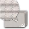 TexturKontor 3 fogli di pellicola decorativa autoadesiva per rivestimento murale per modellismo in scala 1:87 H0 (UK: scala 3,5 mm) (Pietre bianche 1)