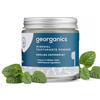Georganics - Dentifricio Sbiancante Bio in Polvere - Miscela Sbiancante Naturale & Smacchiatore con Magnesio & Bicarbonato - Vegan, senza SLS, Test Su Animali e Fluoro - Menta Piperita Inglese - 60ml