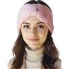 Vivisence Donna Fascia Per La Testa Maglia Morbida Con Nodo Comfort E Calore, Rosa,Taglia Unica