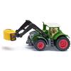 siku 1539, Trattore Fendt 1050 Vario, Metallo e Plastica, Verde, Pinza per balle e cabina rimovibile