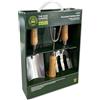 Spear & Jackson 3057KEW Kew Gardens Set Regalo Attrezzi da Giardino 3 Pezzi - Paletta, Forchetta per Erbacce e Coltivatore con Manici in Legno FSC e Lame in Acciaio Inox Lucidato