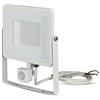 V-TAC Faro LED Chip Samsung 50W con Sensore di Movimento e Crepuscolare e Interruttore Manuale di Bloccaggio Colore Bianco 3000K IP65