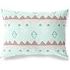 BonaMaison Pattern Casuale Fodera per Cuscino Cotone e Copricuscini Federa per Divano Casa Soggiorno Camera da Letto Decorazione Interni ed Esterni, 45x60 Cm - Progettata e Prodotta in Turchia