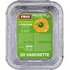 FRIO Vaschette in Alluminio 20 Pezzi Monoporzione con Coperchio 1 Porzione 14,5x12x5,5 cm - Ideali per Take Away, Catering, Rosticceria, Forno e Freezer, Cottura e Conservazione Cibi