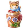 Hutschenreuther Figura Porcellana Colorata Altezza 7 cm
