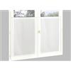 Atout Ciel Coppia di tende a rilievo con passapasta pronte da appendere, 2 x 60 x 120 cm, colore: bianco