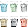 Guzzini Fratelli Guzzini Tiffany pio & Tito Toso, Reggibicchieri Portabicchieri Colorati Acrilico Set 6 Pezzi Multicolore, SMMA 19970052