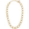 Breil, Collezione Join Up, Collana Donna dallo Stile Trendy e Sofisticato, in Acciaio Lucido IP Gold, con Catena a Maglie Ovali, Pratica Chiusura a Moschettone, Lunghezza Regolabile 42-48 cm, Gold