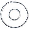 Breil, Collezione Magnetica System, Kit Bracciale e Collana Donna Overseas, Set Gioielli con Pietre Agata Blu Oltremare, Chiusura Magnetica, Bracciale 19,5 cm e Collana 45 cm, Idea Regalo Donna