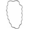 Breil, Collezione Flowing, Gioiello Donna in Acciaio Lucido, Bracciale - Collana, Versatile, Indossabile in Diversi Modi, Chiusura a Doppio Moschettone, Lunghezza 85 cm, Color Silver