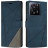 SONWO Cover per Xiaomi 13T PRO, Flip Caso in PU Pelle Case Cover Custodia con Slot per Schede e Supporto Stand per Xiaomi 13T PRO, Blu