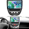 Hikity Autoradio per Toyota Aygo (2004-2014)/Peugeot 107(2009-2015)/Citroen C1(2005-2014) 8 Core 4+64G Android 15 Radio Wireless CarPlay Android Auto 10.1 Schermo Mirror Link GPS BT FM RDS WIFI DSP