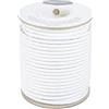 Amazon Basics Cavo per altoparlanti, diametro 2,641 mm, in rame senza ossigeno puro al 99,9%, 61 m, Bianco,Rosso
