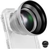 NEEWER Teleobiettivo HD da 65mm, Obiettivo per Telefono con Paraluce (Argento), Lente Zoom 1.7X per Backplate, Cage e Case per Smartphone con Filettatura da 17mm, Compatibile con iPhone Android, LS-66