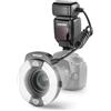 NEEWER RF1-C Flash Anulare Macro Compatibile Con Canon, 76Ws GN15 5600K E-TTL Speedlight, Potenza 1-1/128,Sync Tendina Anteriore/Posteriore,Gel Colorati,Adattatori Per Obiettivi Per Fotografia Macro
