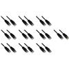 LINK LK6U0025BLS10 - cavo rete categoria 6 non schermato utp colore nero halogenfree mt 0,25 slim confezione da 10 pezzi