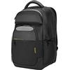 Targus CityGear - Zaino resistente progettato per viaggi e pendolari, con protezione a cupola, adatto per laptop fino a 15-17,3, nero (TCG670GL)