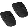 Be In Your Mind 2x Supporto Moto Stand Cavalletto Laterale Pad Antiscivolo Piastra PP Plastica Nero per Ghiaia Strada Morbido Terreno Esterna Erba Parcheggio